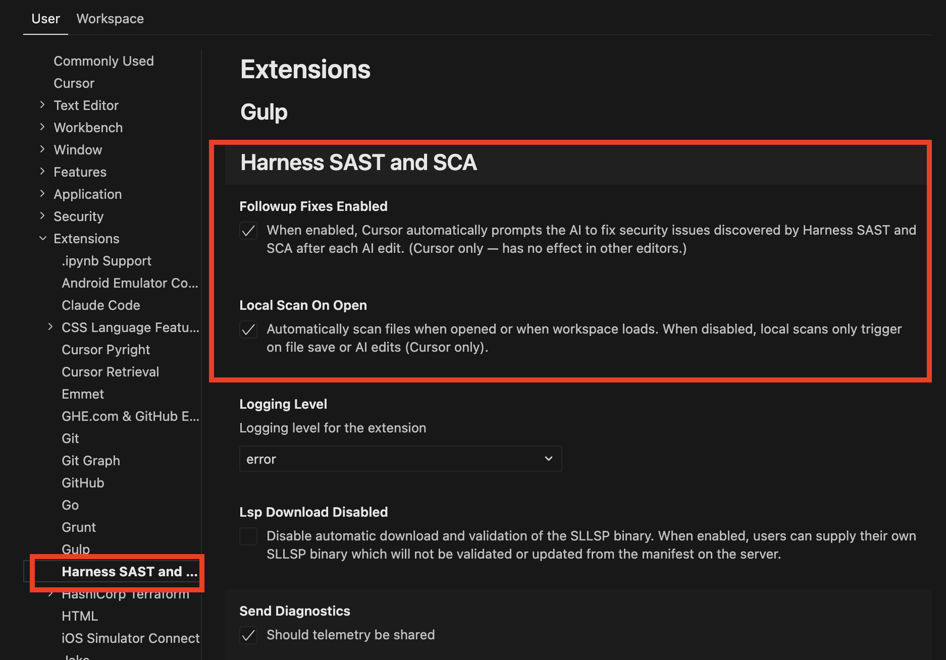 Review usage details