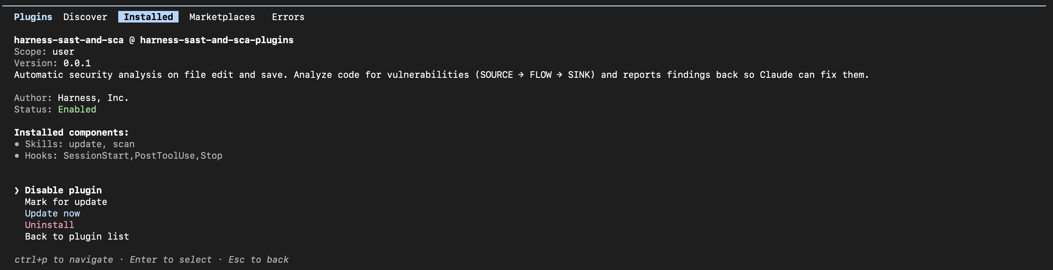 Review usage details