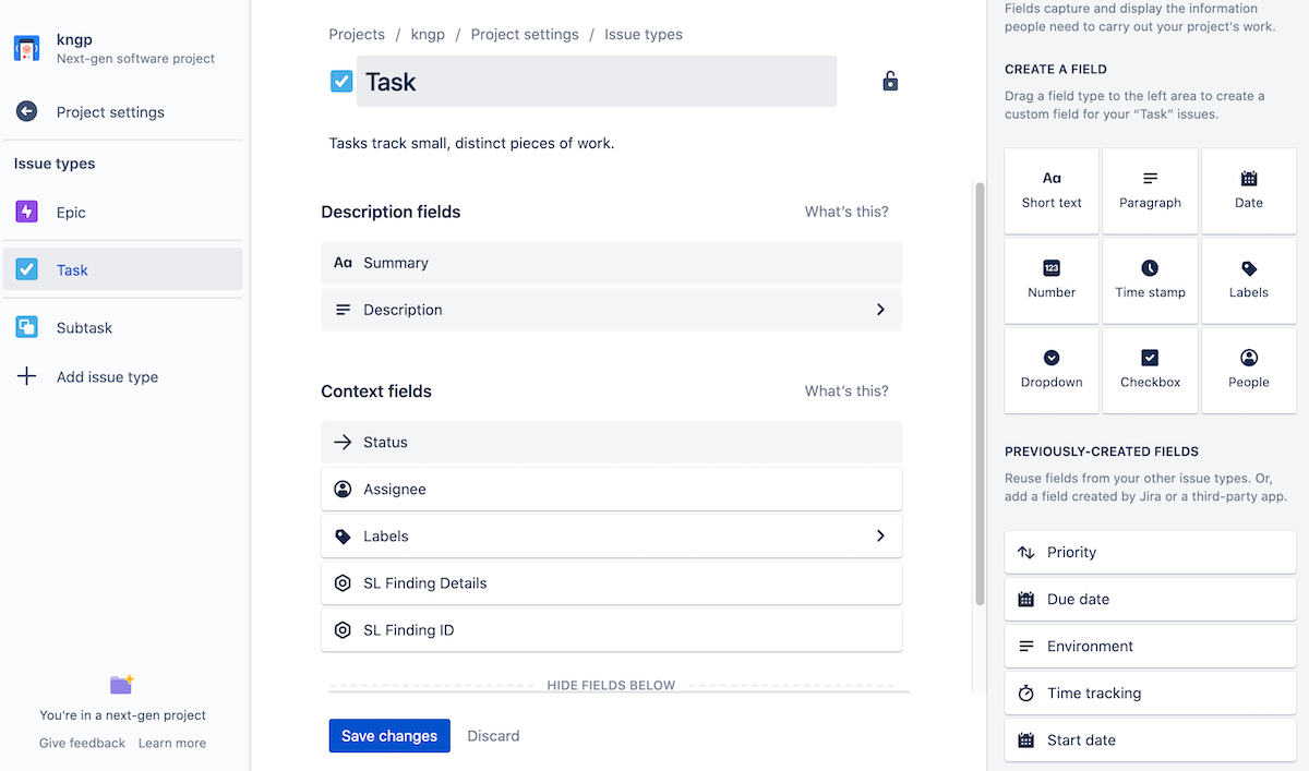Add Context Fields
