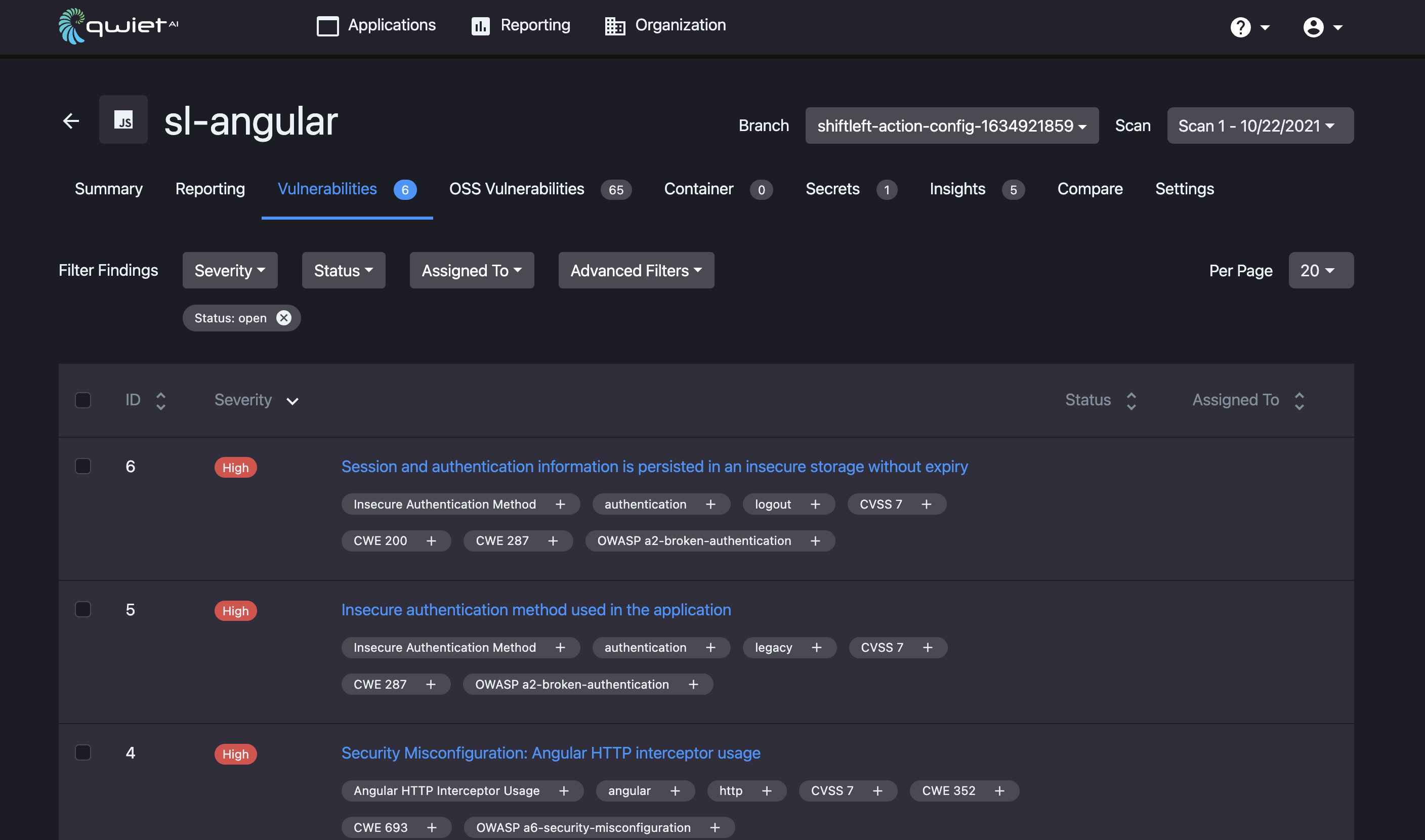 Angular Vulnerabilities