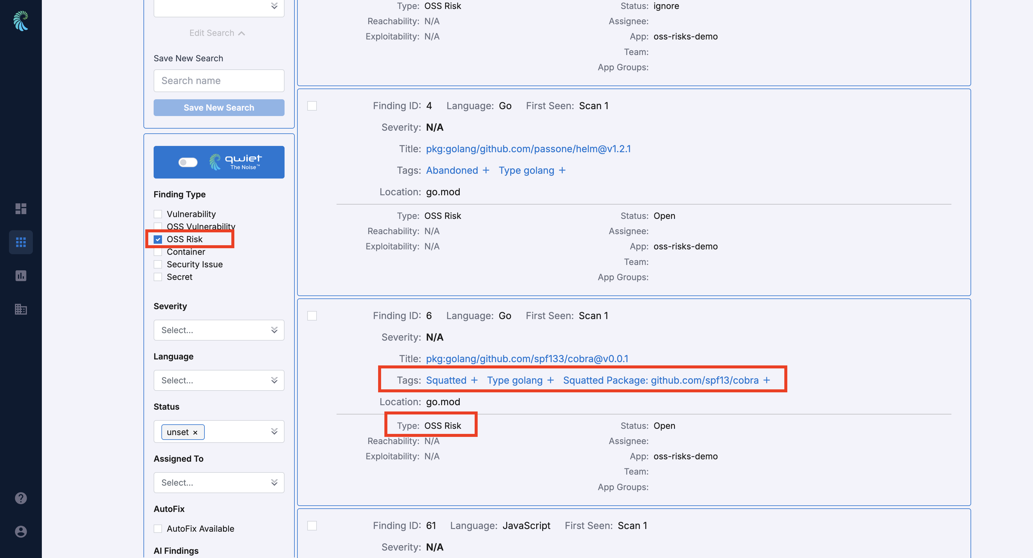 Review usage details